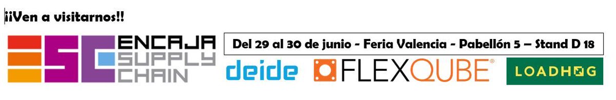 Deide6's tweet photo. Ven a conocer y probar las últimas novedades en soluciones para intralogística.
Te esperamos! https://t.co/GaWde5SUFd