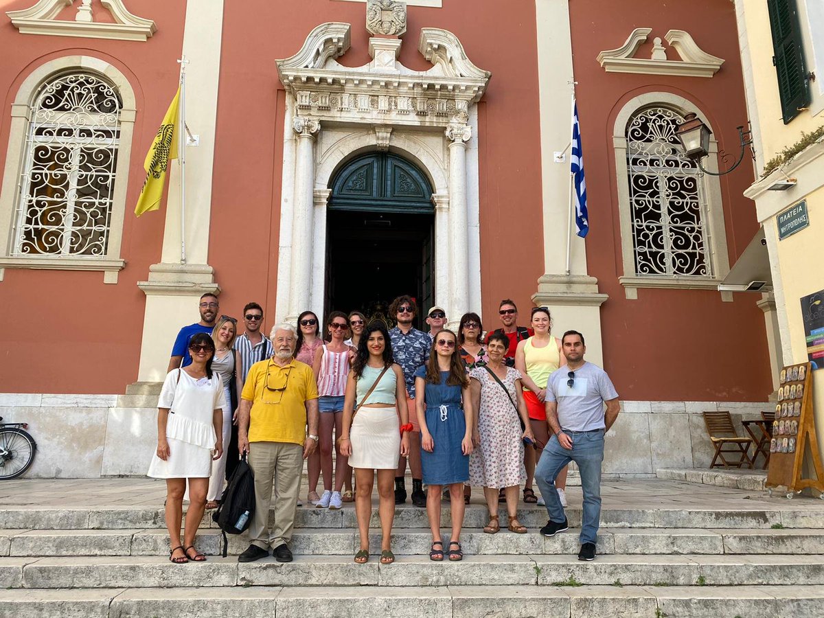 spaces_project_'s tweet photo. The magical Greek island of Corfu, so often invaded and occupied throughout history, recently welcomed a different type of invasion. This time, the armies came from Ireland, Portugal, Turkey and Poland under the Erasmus+ SPACES project in a quest for #creativity in #education! https://t.co/S7JacL0NoJ