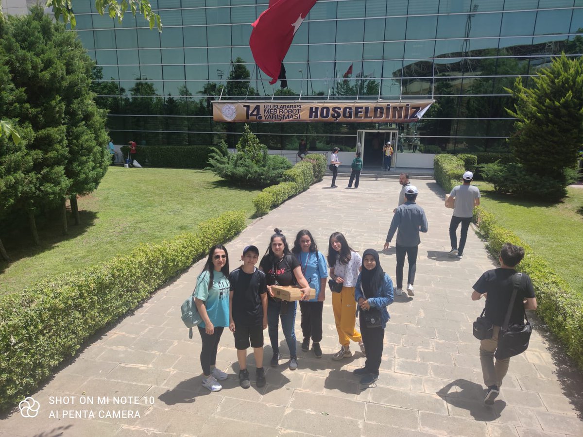 Ctinaztepeoo's tweet photo. 14. MEB uluslar arası robot yarışmasına katılan ekibimize başarılar diliyoruz. @tcmeb @hataymem
@Antakya_ilceMEM https://t.co/mKFajiEI2P