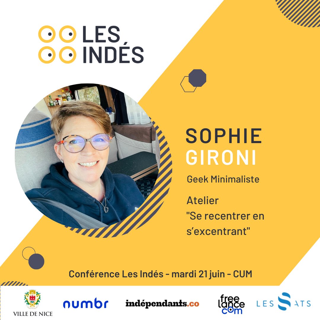 Tu veux m'entendre causer de ma vie à la fraîche, après des années d'hyperactivité professionnelle ? J't'explique tout ça mardi prochain au CUM, grâce à @LesIndés, co-organisé par @VilleDeNice <a href="/LesSatellites/">Les Sats</a> 
C'est gratuit,  et ouvert à tous ! Tu viens ? 
eventbrite.fr/e/337227625907