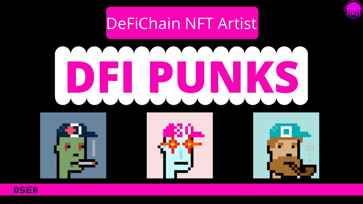 dSEA_DFI's tweet image. @defichain #NFT artist #4: @DFI_Punks

Q&amp;amp;A 👇 

(1/7)