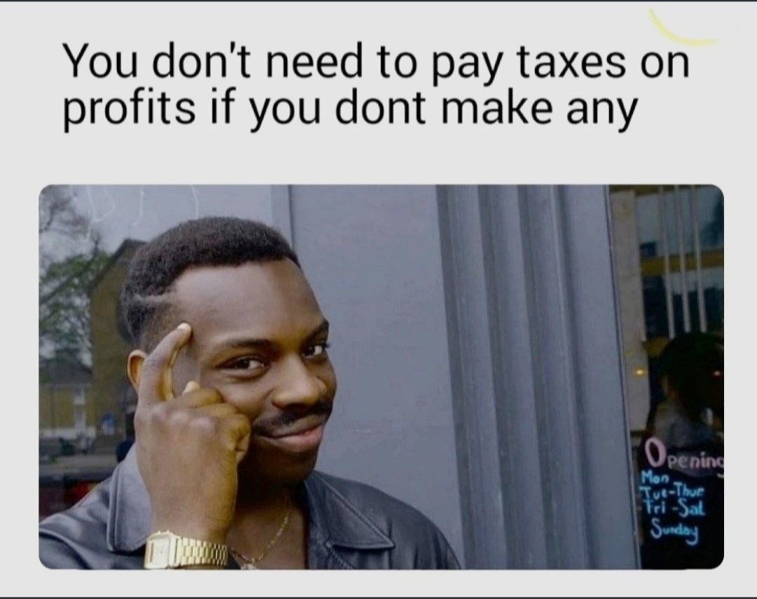 daxini_dhaval's tweet photo. #StockMarket 
#noprofit
#notaxes
😅😅😅 https://t.co/q70KG3qVmk
