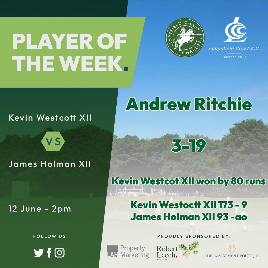 ChartCricket's tweet photo. The 1st XI won the first adult fixture on the new outfield! A fantastic interclub game on the Sunday was enjoyed by all. A word of advice...don't have too much rum punch before batting though! https://t.co/MFU3NxCQIl