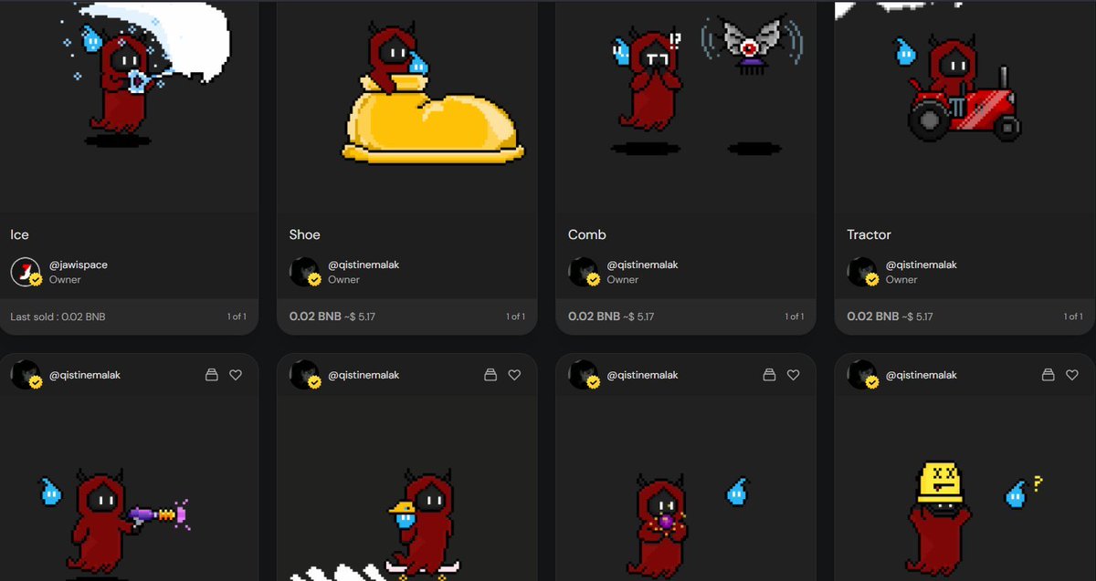 qistine_pixels's tweet photo. A smol series of Little Devil and Azure's journey on @pentas_io in gif animation

I created them based on #RSC2022 daily prompts to develop my pixel drawing skills🖤

https://t.co/tXEeNLJXXJ
https://t.co/NlKecxye4d https://t.co/5AT6JYnwMZ