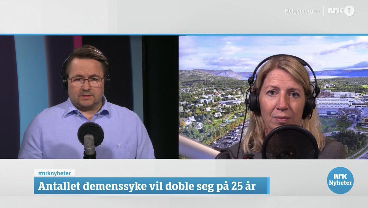 NRK: 
- Er vi forberedt på veksten i antall som får demens? 
Jeg: 
- Nei
