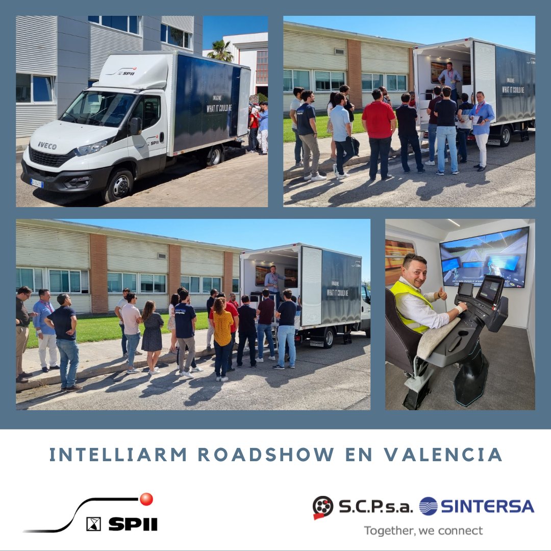 SCPSintersa's tweet image. El viernes 10 estuvimos en las instalaciones de Stadler Rail en Valencia con el tour demostrativo junto a SPII, donde hemos enseñado y explicado todas las funcionalidades del nuevo pupitre de conducción inteligente #IntelliArm a todo el equipo técnico.  

#TogetherWeConnect