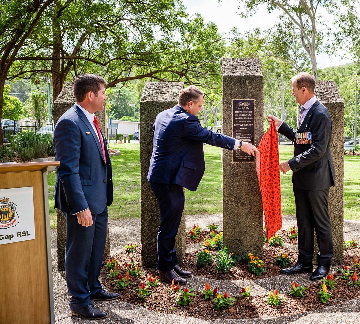 RSLQueensland's tweet photo. A Cor Infinitus memorial was recently unveiled in Brisbane, honouring service people who have died by suicide. 

If you need support, please contact Open Arms – Veterans &amp; Families Counselling on 1800 011 046.

Learn more about Cor Infinitus at https://t.co/WbCRCzhvk3. https://t.co/PEviX4uRRm