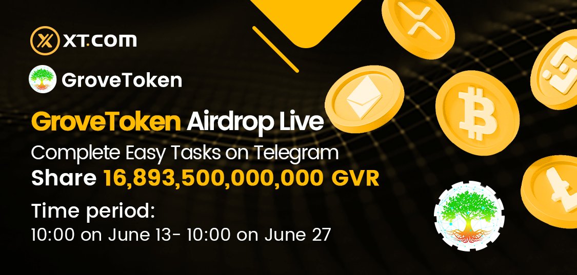 🎁 GVR Airdrop Live 🚀

 ⏰ Time: 10:00 on June 13 - 10:00 on June 27 (UTC)

💰 Complete Telegram Tasks! Share 16,893,500,000,000 GVR!

Interact with 👉 @xt_airdrops_bot 👈  on Telegram! 

Real-Time Rewards!

🍬 Stay tuned for more airdrops 🍬

Details:
xtsupport.zendesk.com/hc/en-us/artic…