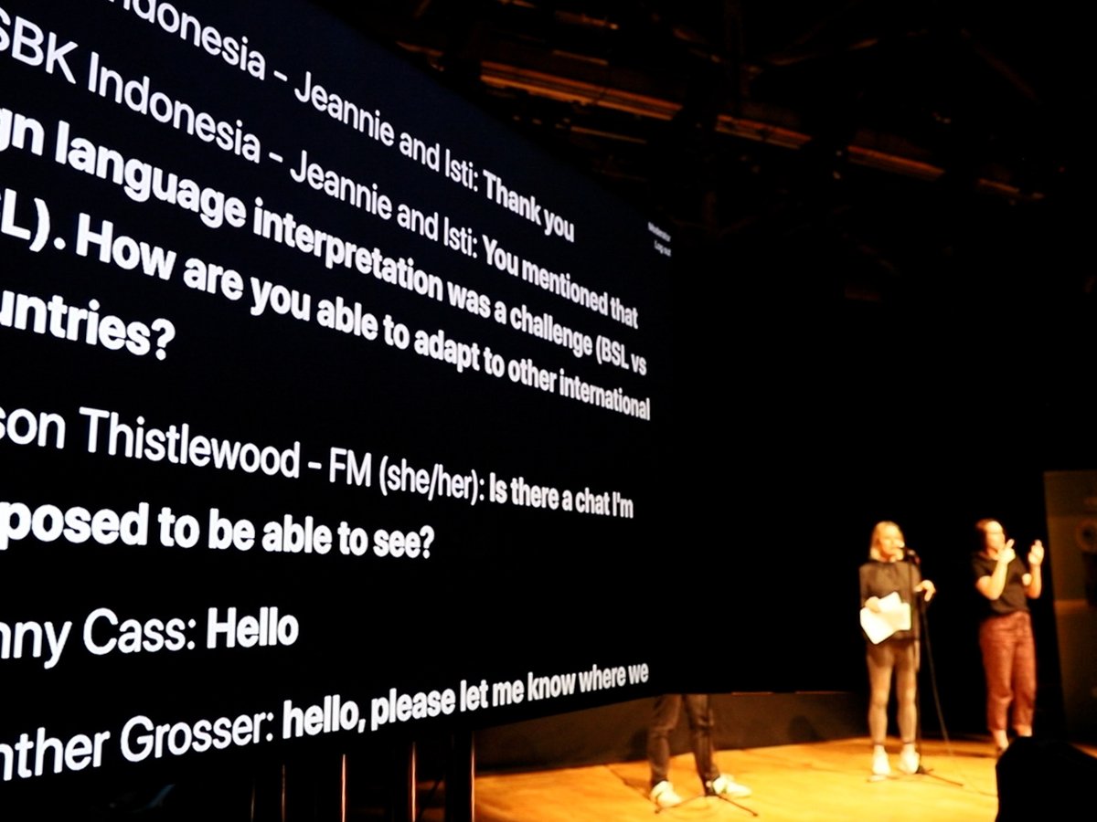 C3ProductionsUK's tweet photo. Providing a hybrid environment for caravan assembly
international PRO meeting by Farnham Maltings &amp; Brighton Festival. Live performances being pitched to producers world wide. @BeSquareLive  fit the bill perfectly. https://t.co/hkAEFfZ5MY