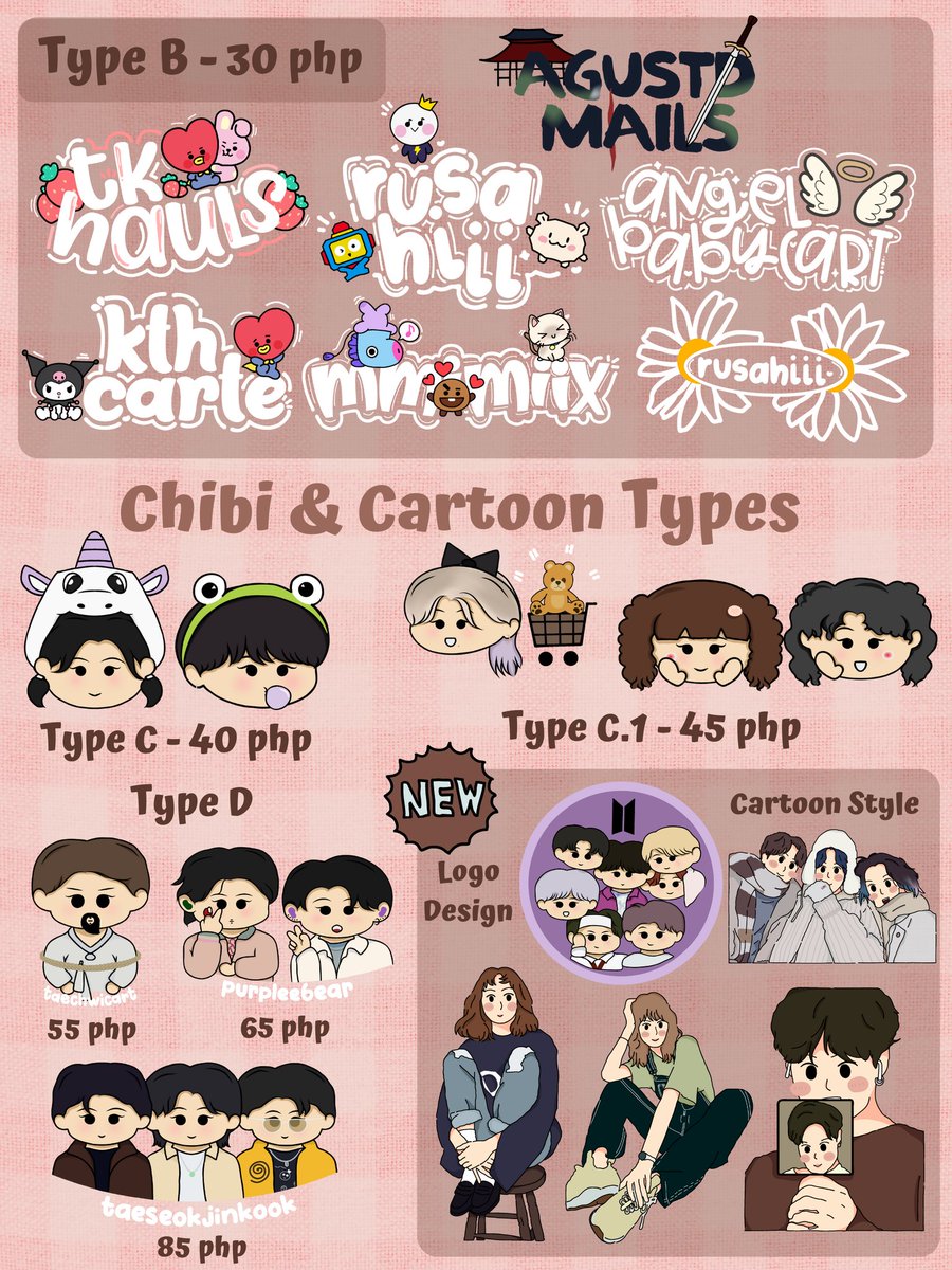 luvmincart's tweet photo. ꒰ #luvmincomms ꒱ wm comms chibi

    ჲ watermark commission by luvmincart is now open ♡

𓏔 open to all fandoms!
𓏔 chibi, doodles, logo, characters &amp; cartoon style ^-^ 
𓏔 check the thread for more info. 
𓏔 browse through #luvminmakes ♡

dm for inquiries! ^^ https://t.co/bCr8fJX9Ma