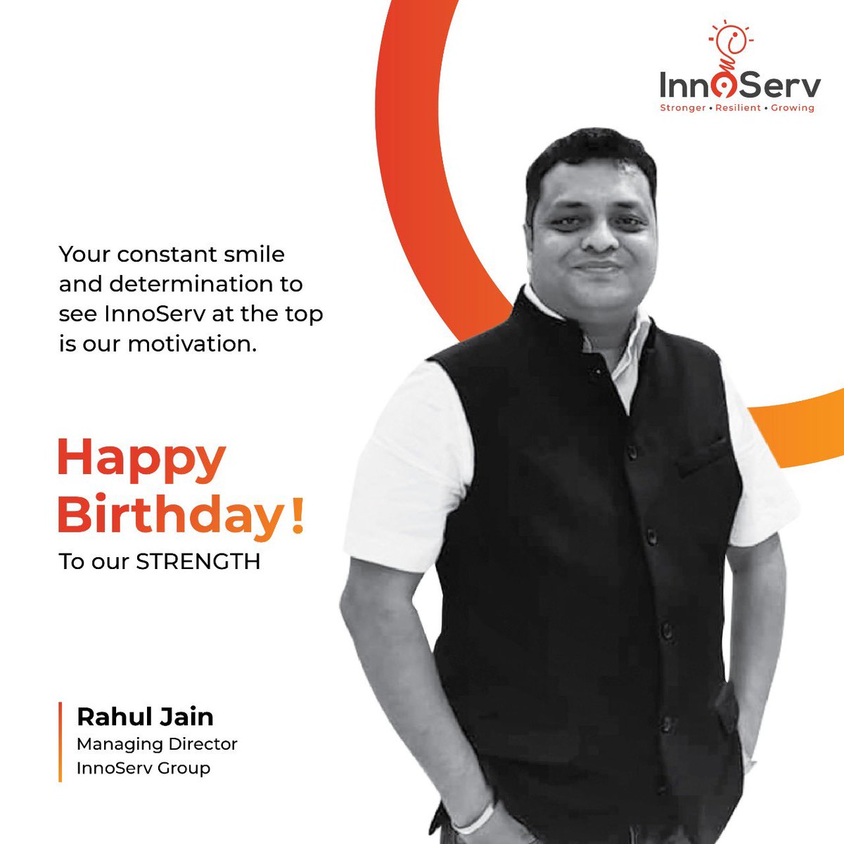 InnoServSol's tweet photo. You've been the strength and motivation our team needed. 
On your special day, we wish you all the best and success in life. 
Happy Birthday Rahul Sir!

#innoserv #innoservDigital #birthday #founder #agencyLife #digitalFirm #marketing #digitalMarketing #success #growth https://t.co/SUJ65F4HBY