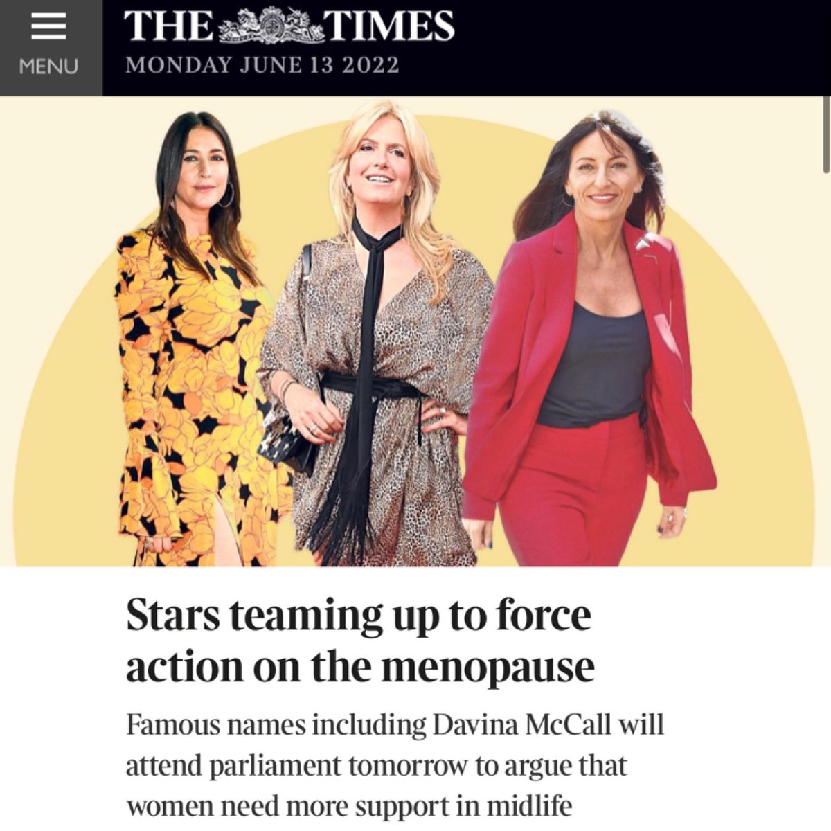 menomatters's tweet photo. Big day in parliament 💙🙌
Good luck ❤️

You can buy a single copy of issue 68 of Menopause Matters magazine or an annual subscription by clicking the link below 👇
https://t.co/91YDglOSKs https://t.co/fLfR3ysRcV