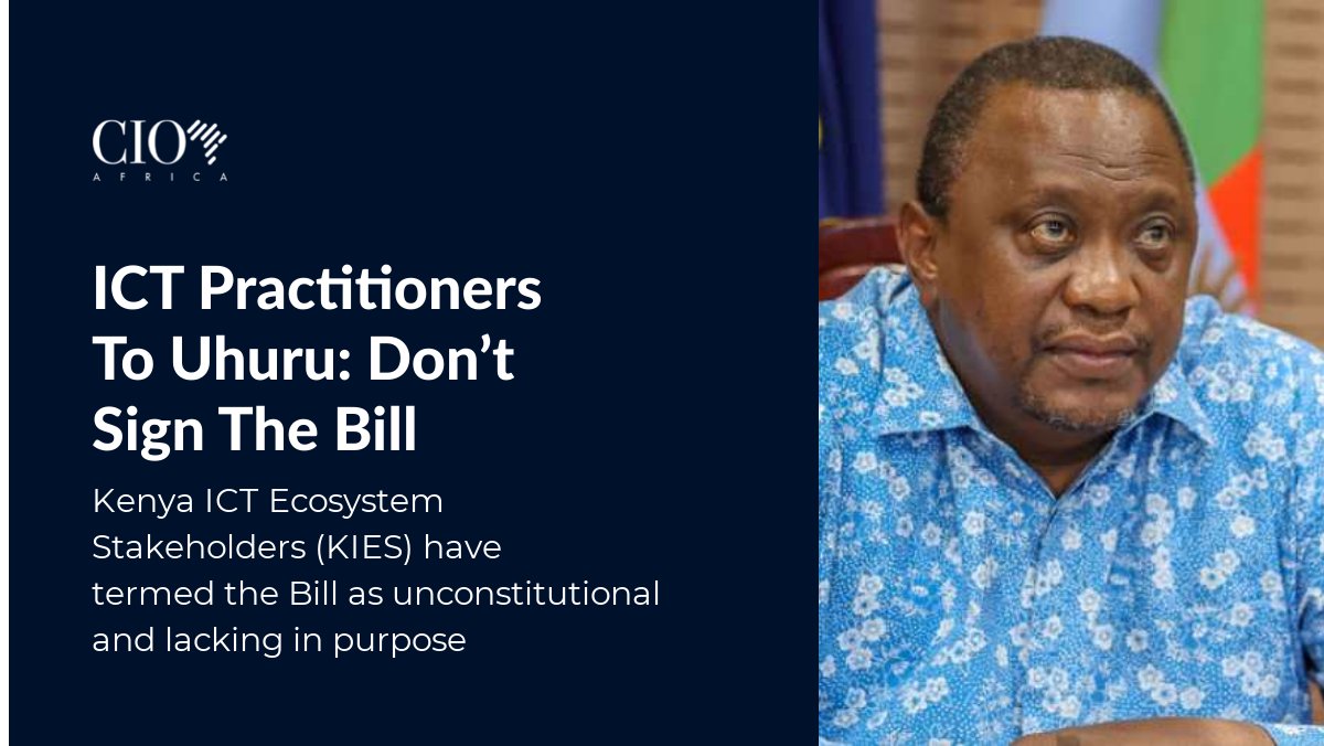 dx5ve's tweet photo. Kenya ICT Ecosystem Stakeholders (KIES) have termed the ICT Bill as unconstitutional, lacking in purpose, and bad for the country's economy.
Read more: https://t.co/dIK3x9eciP https://t.co/1MhEPjMaQ9