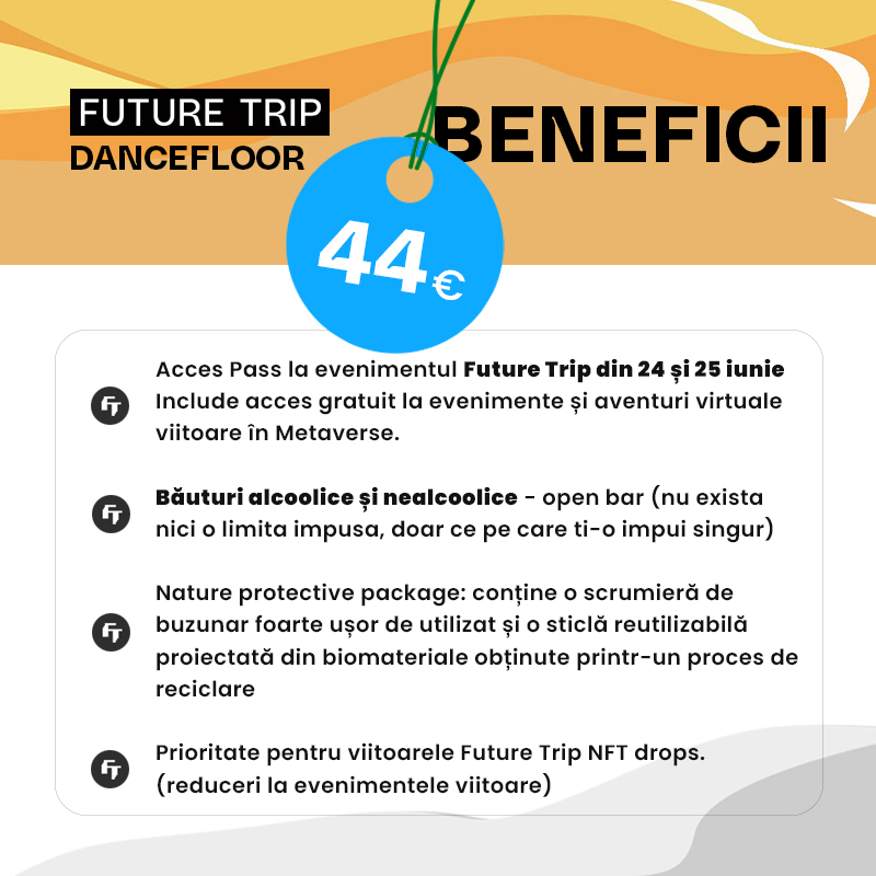futuretrip_nft's tweet photo. Eco-Friendly Experience w. @futuretrip_nft 
➜ Secure your 🎟️ NFT &amp; be there!
➜ Read the benefits
➜ https://t.co/sbw5BnygjM
#Cashless #NFT #myfuturetrip #timisoara #music #concerts https://t.co/PoA5Bge7Gq