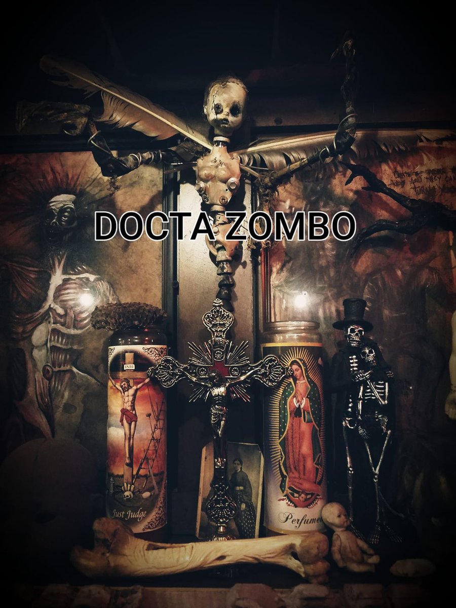 ☽⛧☾
"Very excited
to announce this month on
Docta Zombos World interview,
music of #EricOberto,
so keep your creepin peepers peeled!
Also, a song from Lilith's Casket."
Appearances by
Mikey Sevier, Verone Bright,
Vıcıous Love Hendricks,
David Golden, Ryan Garvey
and Julian Orr
