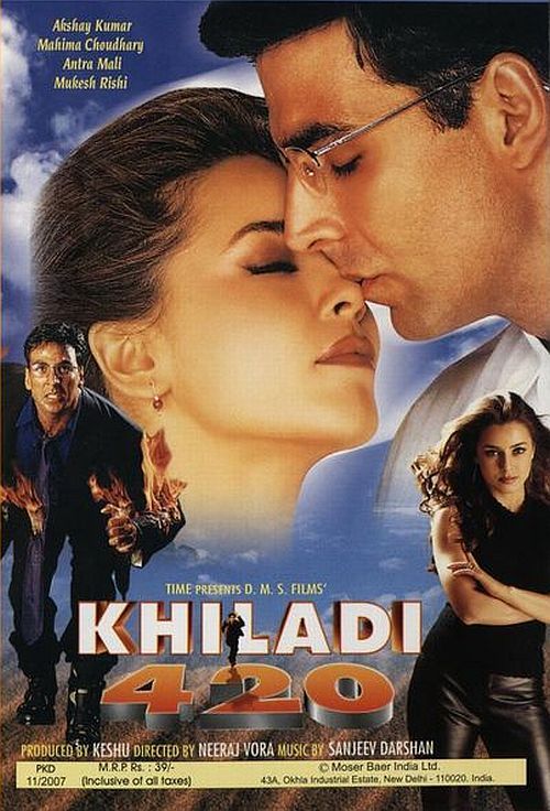#Khiladi420 is a 2000 action thriller film directed by Late #NeerajVora and starring Akshay Kumar and Mahima Chaudhry. It is the seventh installment in the #KhiladiSeries. After Aflatoon, Akshay played second time negative role as well as double role in this movie.