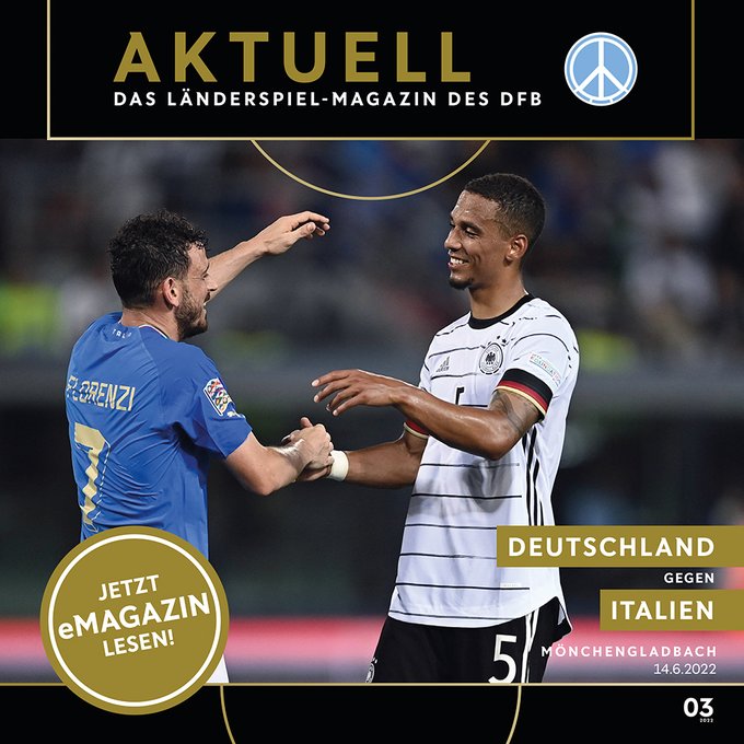 🇩🇪🇮🇹 Das #DFBAktuell zu #GERITA ist da! 🗞️
Jetzt kostenlos online lesen: ...