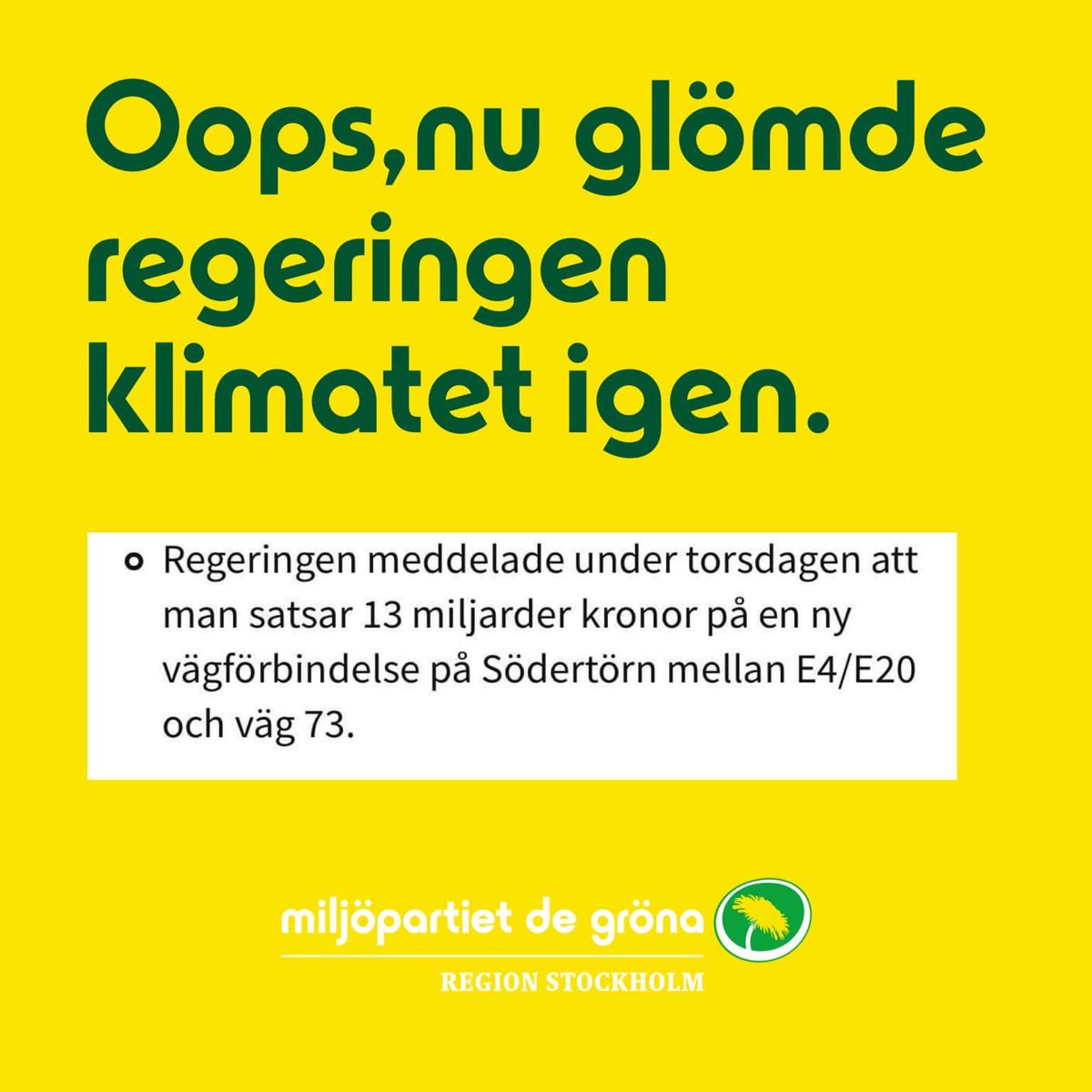 Miljöpartiet SLL (@mp_sll) on Twitter photo 