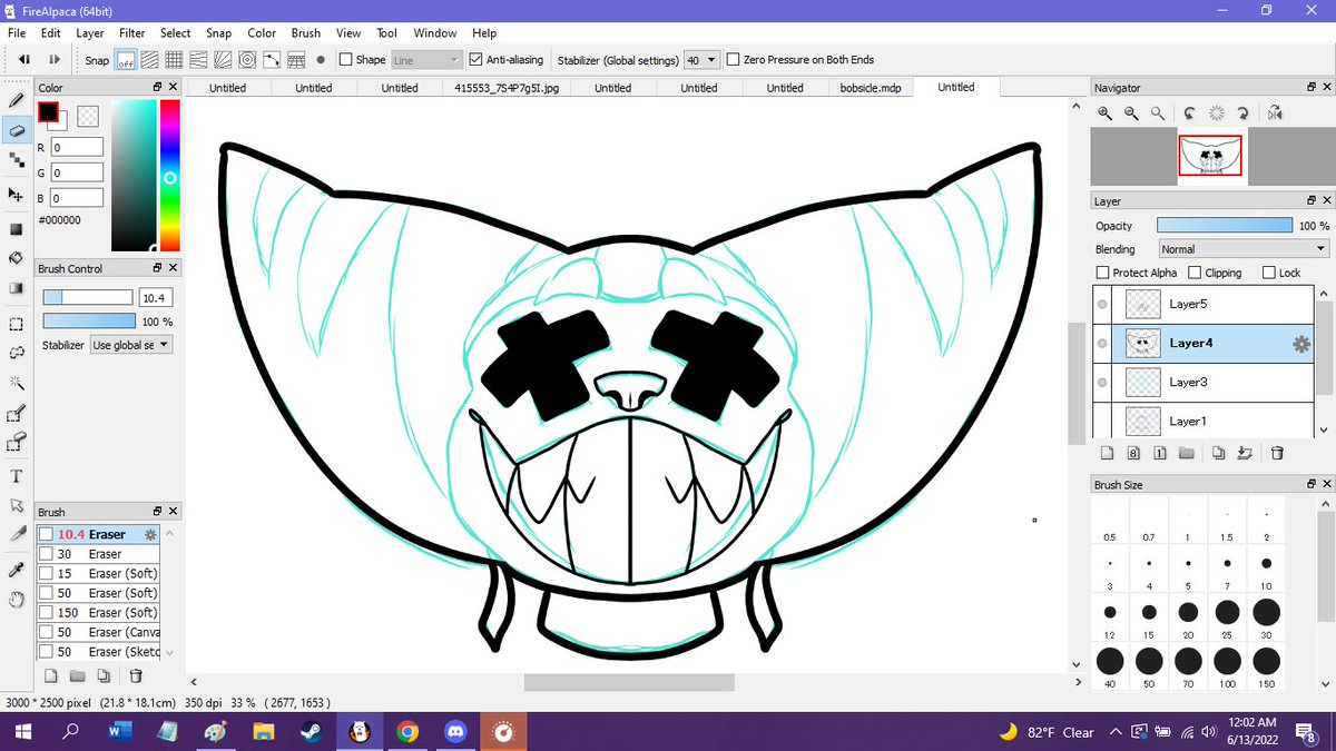 FU5I0NARTZ's tweet photo. posting a wip here as apology for a lack of posts <3 hoping to turn this into a sticker design and sell! https://t.co/KpnX9hXl4J