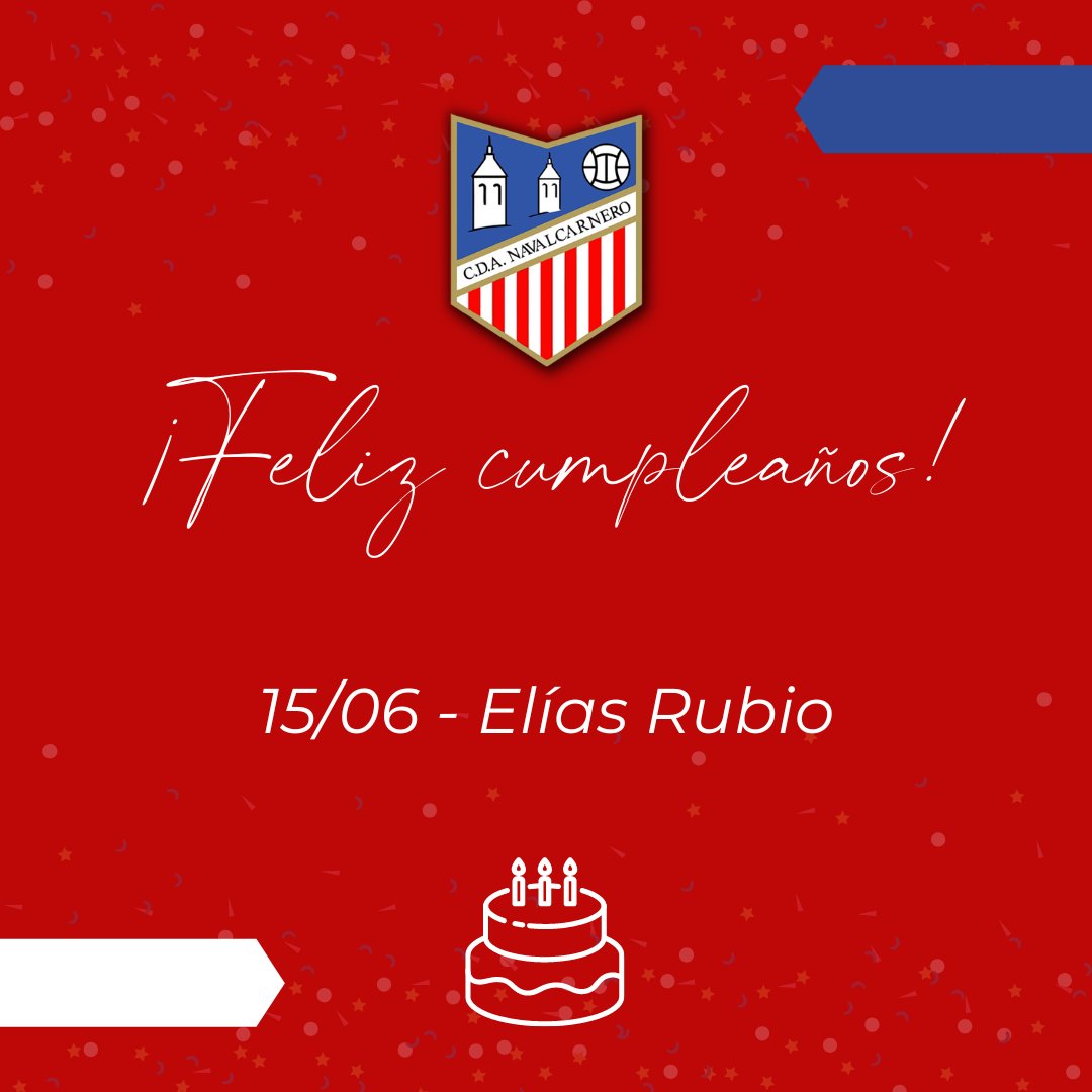 CanteraCdaNaval's tweet photo. Esta semana únicamente tenemos un cumpleaños, el de Elías Rubio🎉

¡Qué cumplas muchos más y que lo sigamos viendo! ¡Muchas felicidades!🎂 https://t.co/KetIE1EELS