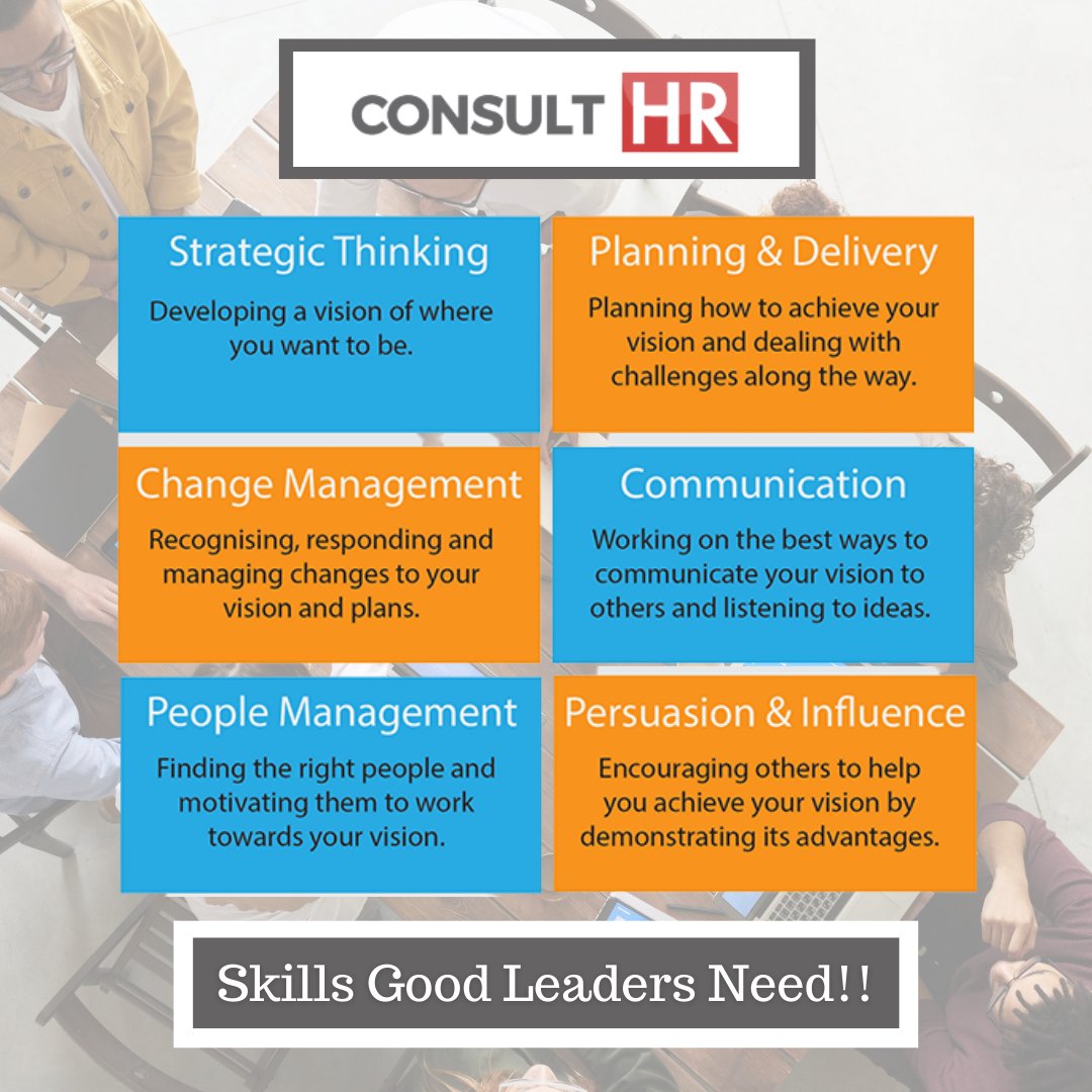 consulthr_NI's tweet photo. Skills exemplary leaders must have! ⬇
#leadership #managers #HRtips #HRguide #skills #leadbyexample https://t.co/kXzUg47J6D
