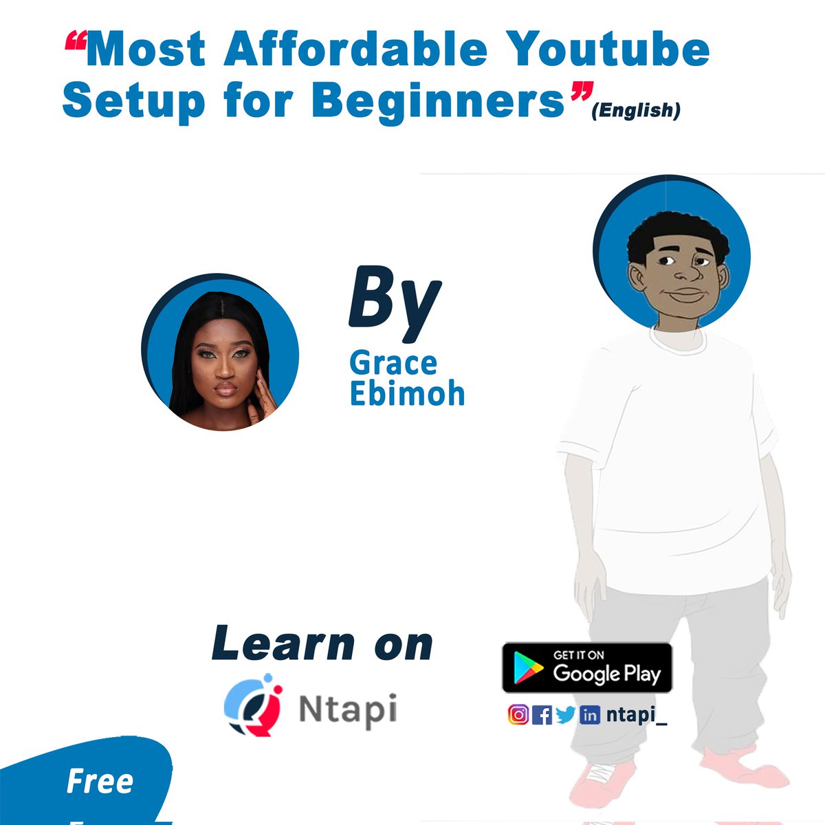 ntapi_'s tweet image. Start your journey in content creation with this free class on #Ntapi now.