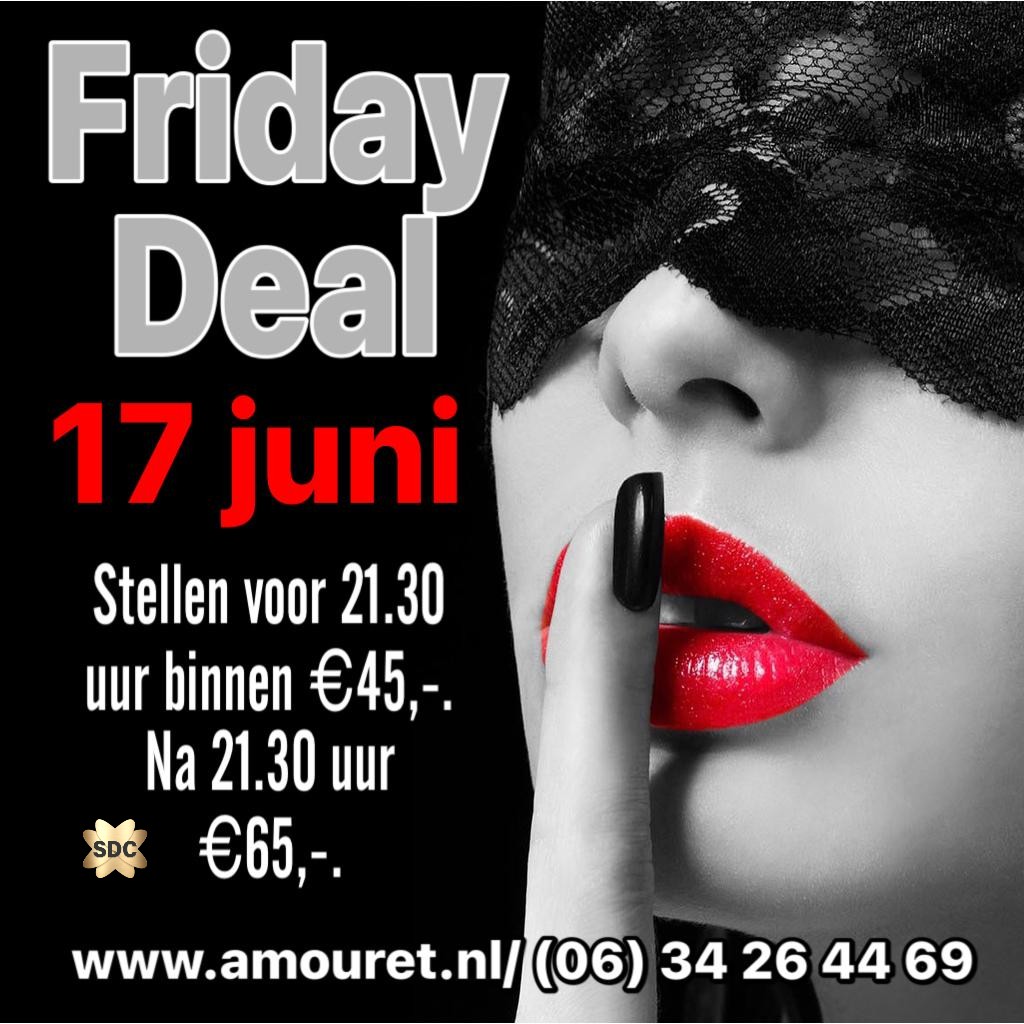 Deze week weer toffe events bij club Amouret.
amouret.nl