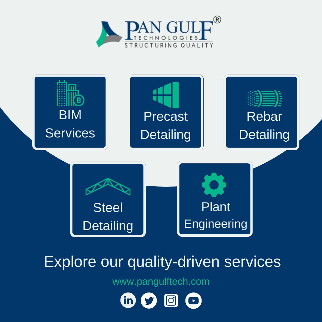 pangulftech's tweet photo. @pangulftech is a part of the renowned conglomerate #PanGulfHolding Saudi Arabia. We started our journey in the year 2004. Providing #BIM, #rebardetailing, #steeldetailing, #precastdetailing, #plantengineering services for Commercial, Residential, Industrial &amp; Infra projects. https://t.co/OiCo4X1VCr