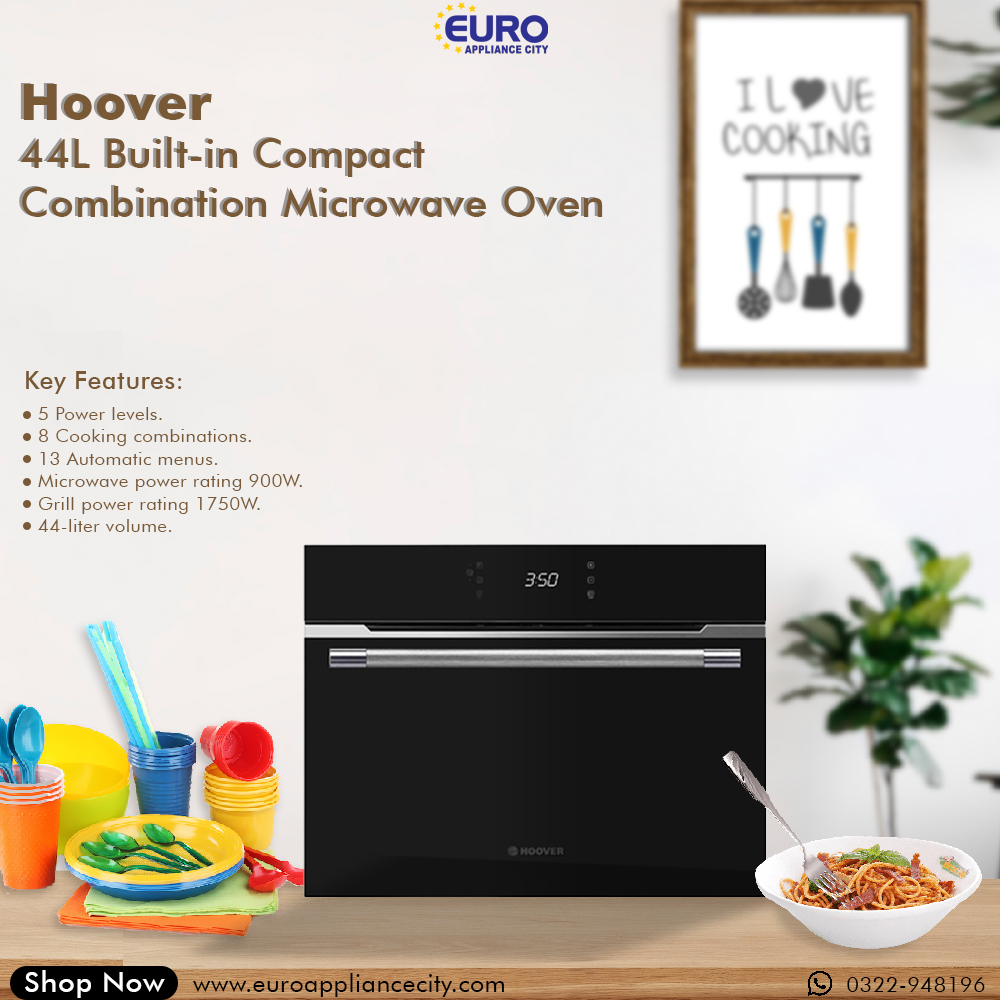 Euro Appliance City on Twitter "Hoover 44L Builtin Compact Combination Microwave Oven. Cooking