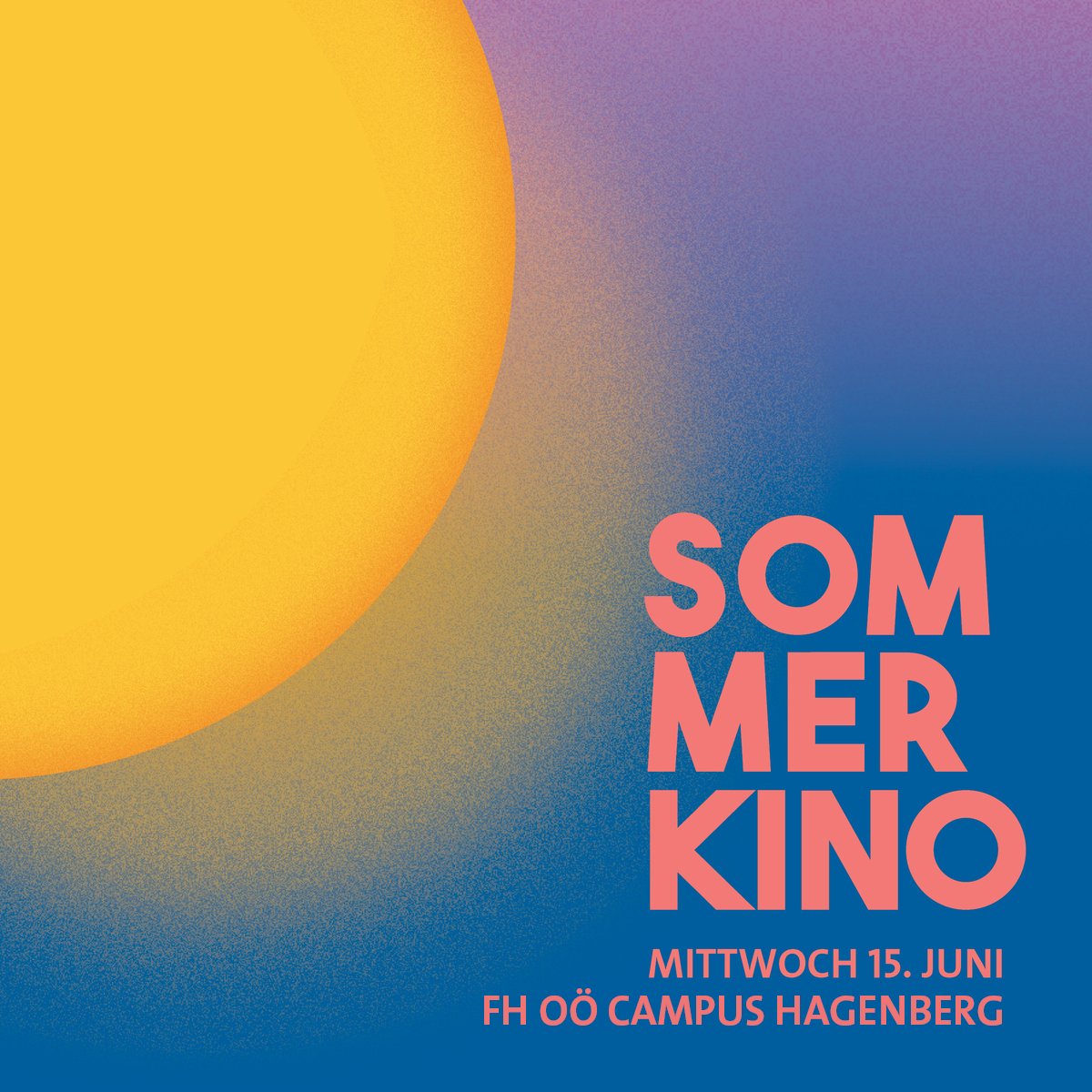 #Premiere am Mittwoch für unser #openair #fh #sommerkino 🎬🍿🆓 im FH Innenhof, in Koop mit der Local-Bühne Freistadt. Gratistickets, VIP Lounge Gewinnspiel, Drinks &amp; Snacks + Campustours inklusive. #DontMissOut ℹ️ fh-ooe.at/campus-hagenbe…
#free #openaircinema #fhooe #hagenberg