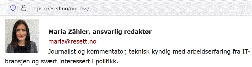 Hva skjer med Resett?

<a href="/cmdobloug/">Chr. Mikkel Dobloug</a> <a href="/mariaisabelzhlr/">Maria Zähler</a> 
Har Helge Lurås sluttet som "ansvarlig redaktør"?
Lurås er fjernet fra "Om oss"-siden, og han har fjernet tittel/Resett-link fra sin egen FB-side.
<a href="/FilterNyheter/">Filter Nyheter</a> <a href="/journalisten/">Journalisten</a> <a href="/Medier24/">Medier24</a> <a href="/vgnett/">VG</a>