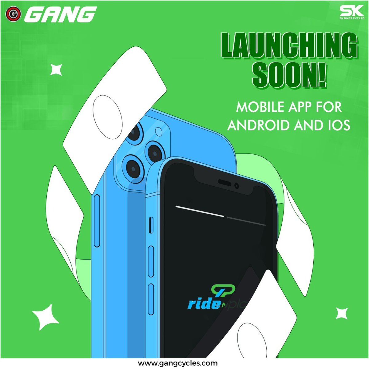 CyclesGang's tweet photo. #Launching_Soon 🗣️🥳

“The future of bicycles is here.” A big surprise for bicycle lovers. We are launching a new bicycle app "Ride &amp; Play"  just get ready for it. 
.
.
Stay Tuned For Further Updates !!

#launching #exciting #excited #gangcycle #gang 

https://t.co/ZePb8TSQVl https://t.co/tbkvFpSjry