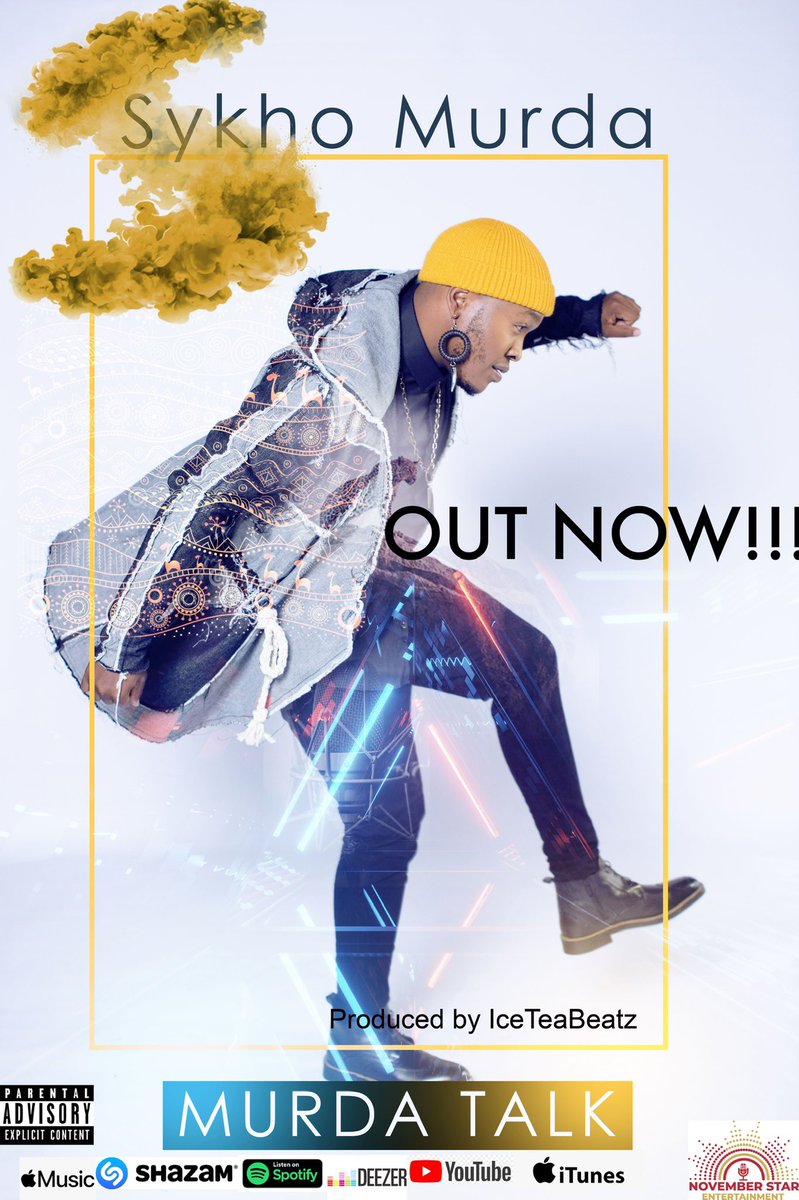 NovemberStarSA's tweet photo. It's #MusicMonday : @SykhoMurda x #MurdaTalk ππΒ is on every streaming platform.Β
Stream, right now using the link below: β¬οΈβ¬οΈ
π: https://t.co/elDZgSINlF https://t.co/rvXV7nYggL