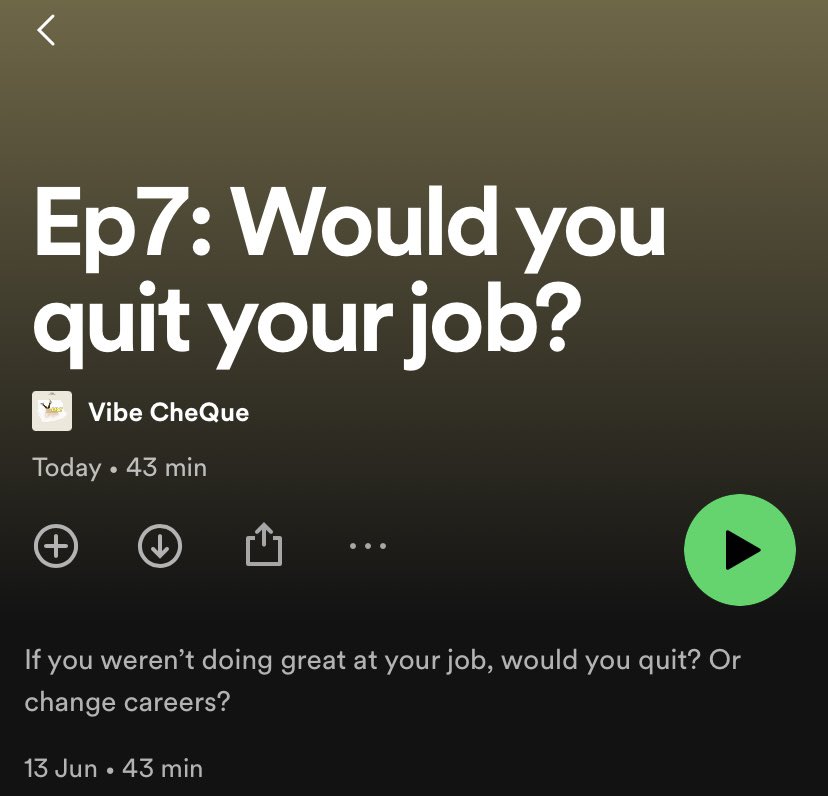 voxstudio2021's tweet photo. Episode 7| Quit or change careers? 

https://t.co/lV1dOc6E0i

#Vibechequepodcast #quitorchangecareers @AfroBloggers https://t.co/ZGuw2T9TUY