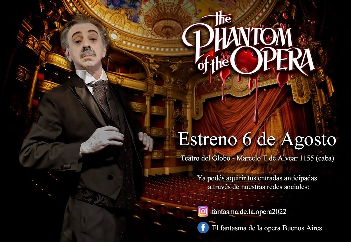 Mi participación con el personaje “El Director de orquesta” obra "El fantasma de la opera"
Podes reservar ts entrada
Estreno el 6/08 Teatro del Globo🎭🎼😃
Info Instagr: <a href="/fantasma/">fantasma.tv</a>.de.la.opera2022

#phantom #phantomoftheopera #fantasmadelaopera #terror #gore #horrormovie #theatre