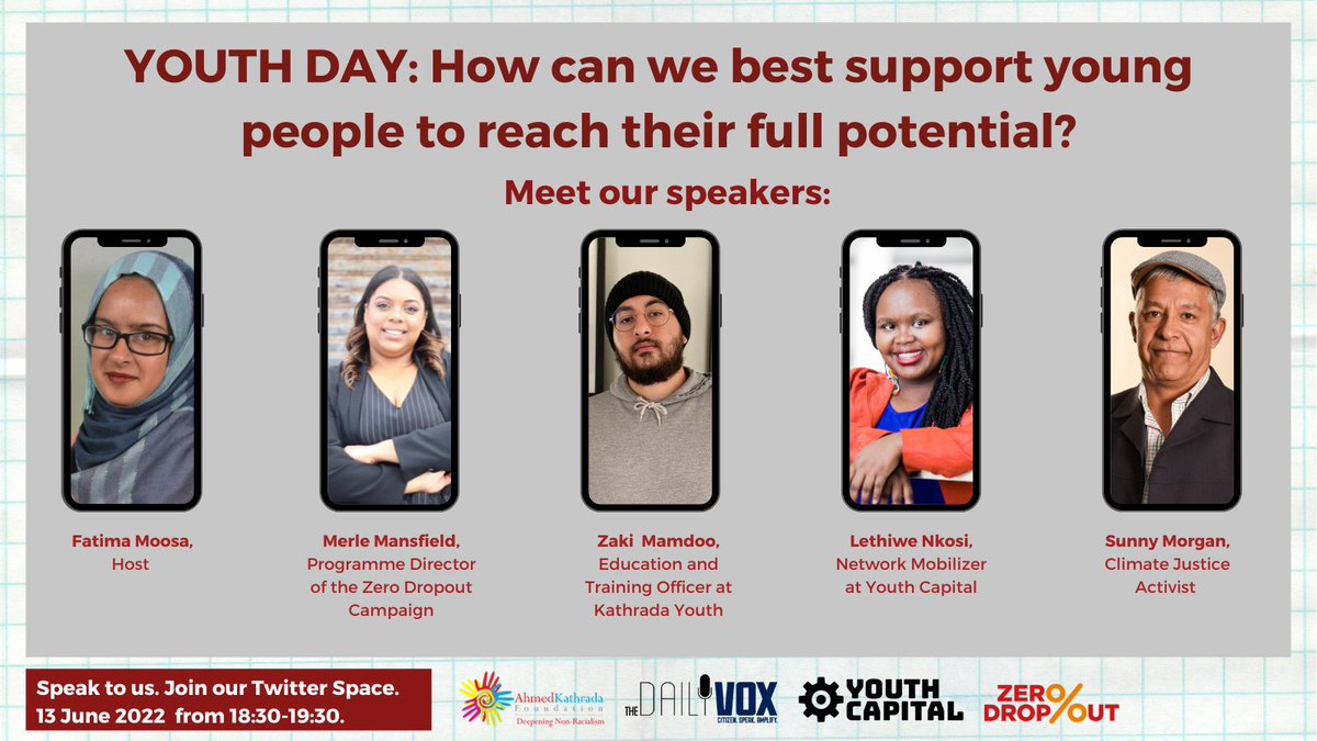 ZeroXdropout's tweet photo. [TWITTER SPACE - HAPPENING TODAY] Dropout is one of the factors leading to youth unemployment. This is why reducing #dropout is vital when it comes to fighting #youth unemployment.

How would you tackle youth unemployment? Come share your ideas with us.

https://t.co/kyQ4FVdBE1 https://t.co/jFdTOZsIiM