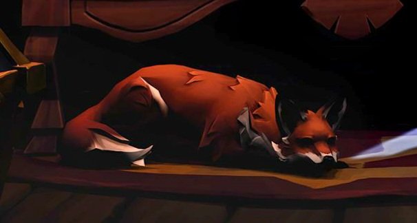 HLariash's tweet photo. Alright, so this picture shows us :
- Fox Pet 
- New Jacket 
- Shelly about to commit murder
What are you most excited about ? 
#SeaOfThieves https://t.co/oR1iLTAy3O