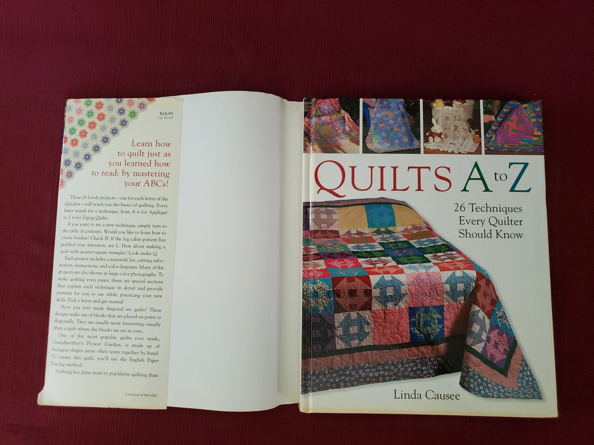 quilts_more's tweet photo. Quilts A To Z 26 Techniques Every Quilter Should Know By Linda Causee, Applique, Foundation Piecing, Templates, Zigzag Stained Glass Borders https://t.co/pA4wBoDxFx #ImagineQuiltsAndMore #Etsy #IrishChain https://t.co/yDG2wclI3T