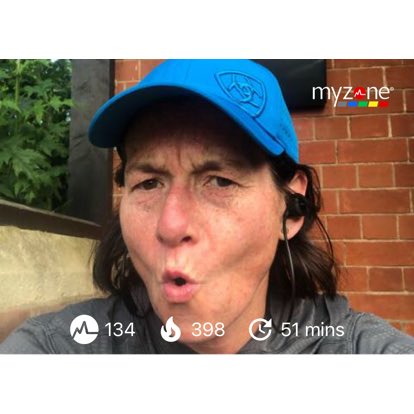 RachelYoung23's tweet photo. #TeamTrueSpirit #MYZONE #EffortRewarded @myzonemoves @areyousupercharged I may have ran like a slug this morning, but I ran 💪. Take the wins. …. https://t.co/fEjIAtttko