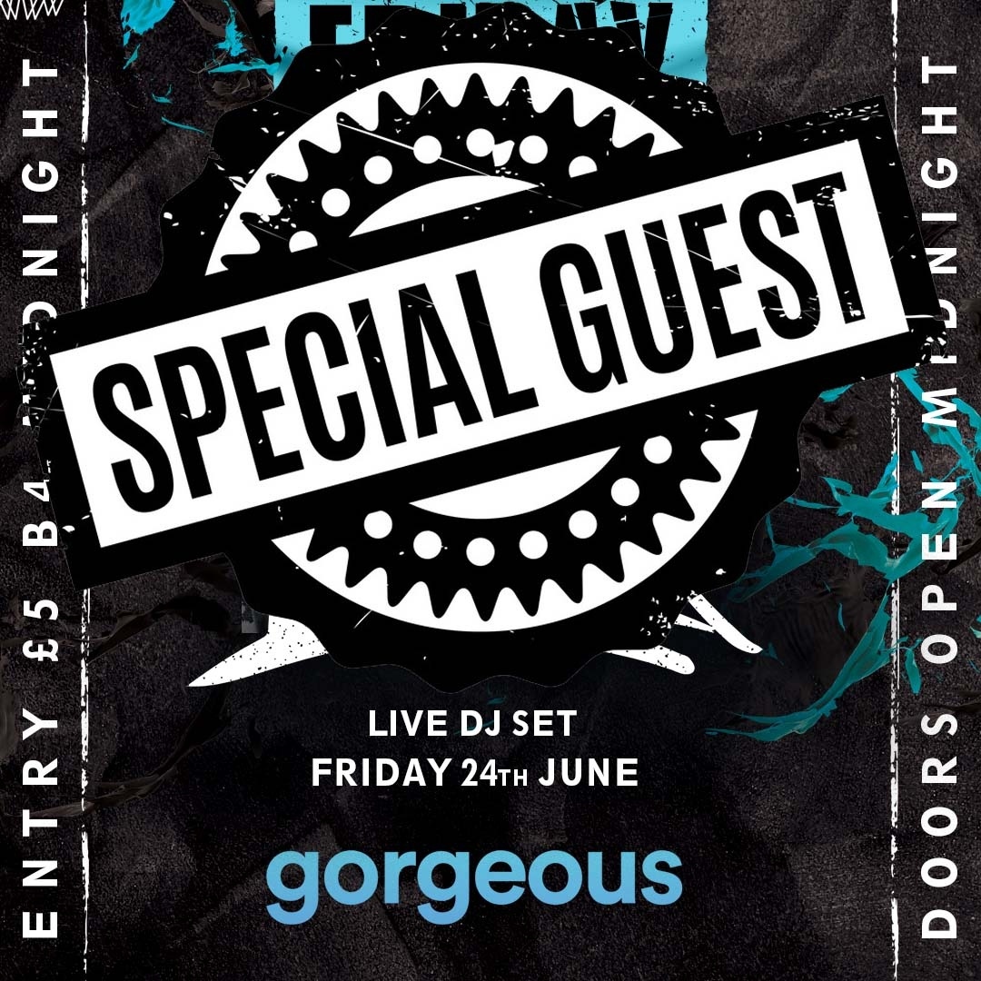 GorgeousWTON's tweet photo. Let's start the week as we mean to go on... 👀 Special guest announcement tonight at 6pm! #GorgeousNightclub #Wolverhampton https://t.co/Ph3FGhJzPV