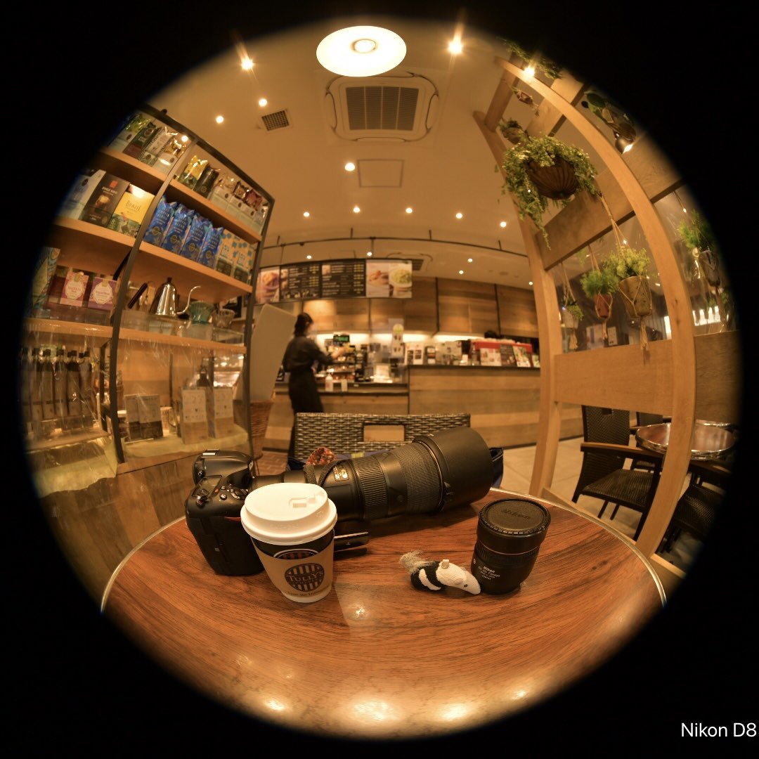 dddo2it's tweet photo. #アリクイ と #宝塚北 #タリーズ にて休憩ちう^^
(貸切状態で店内…のつもりが…。今は飲み終わり駐車場…コシアカツバメのペアがホバリングで車内を覗き込み…営巣場所探し?
(本日の珈琲は #フレンチロースト
(買出しついでに…
#イマソラ くもり
#D850
#lensbaby #velvet28 (F=+)
#AFS7_15mmFisheye https://t.co/k4VdxiwviN