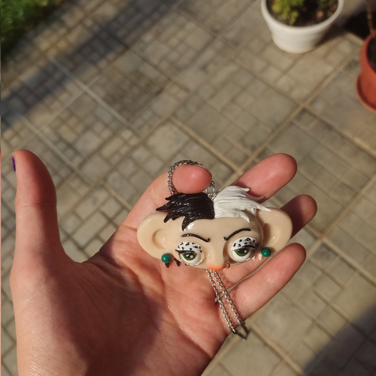 sheppsbabybull's tweet photo. and few days ago i was making Cruella de Vil and that's the result! https://t.co/qNNOsHi2af