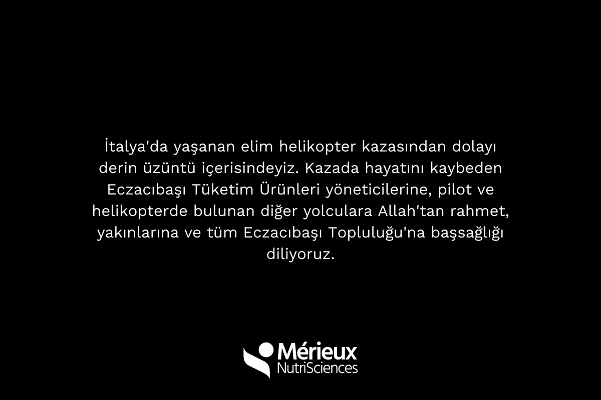 İtalya'da yaşanan elim helikopter kazasından dolayı derin üzüntü içerisindeyiz. Kazada hayatını kaybeden Eczacıbaşı Tüketim Ürünleri yöneticilerine, pilot ve helikopterde bulunan diğer yolculara Allah'tan rahmet, yakınlarına ve tüm <a href="/Eczacibasi/">Eczacıbaşı</a>'na başsağlığı diliyoruz.