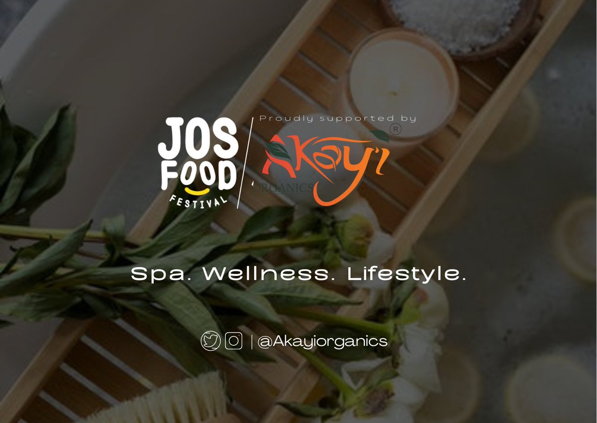 Spa time is here! Enjoy a luxurious spa treatment from <a href="/AkayiOrganics/">Akay'l Nature Spa</a> at the upcoming #JosFoodFestival2022. 

Take a break from life's hustle and bustle, and relax with us at the festival! Book in advance because these slots fill up fast. 🥳