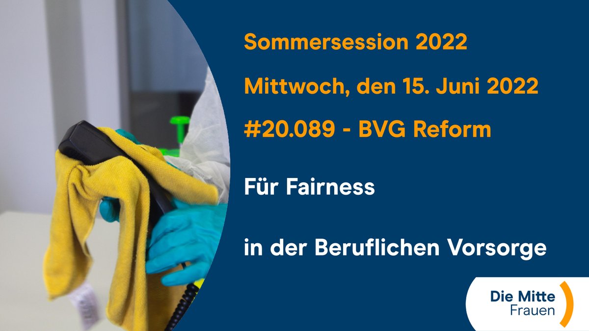 Nur mit dieser Reform ebnen wir den Weg für eine fairere Altersvorsorge, vor allem für Frauen. Kleine &amp; hohe Einkommen werden anteilsmässig gleich abgesichert dank tieferen Eintrittsschwelle &amp; gekürzten Koordinationsabzug
<a href="/ChristinaBRoth/">Christina Bachmann-Roth</a> <a href="/e_ettlin/">Erich Ettlin</a> Dr @VeraKupperStaub <a href="/BlonderLeu/">Diel Schmid Meyer</a>