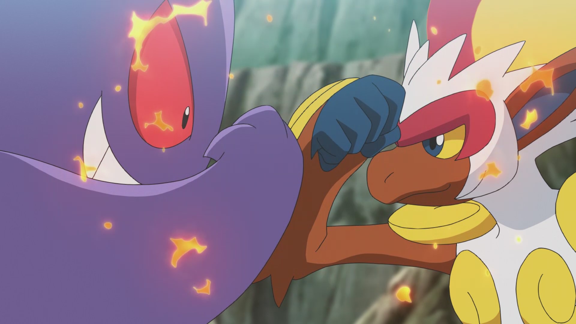 アニメ ポケットモンスター 公式 アニポケ 豆知識番外編 第114話でサトシの ゲンガー が習得したわざ おにび 怪しい炎を放って 相手をやけどの状態にします ほのおタイプのポケモンに特訓をつけてもらって わざを習得できたゲンガー