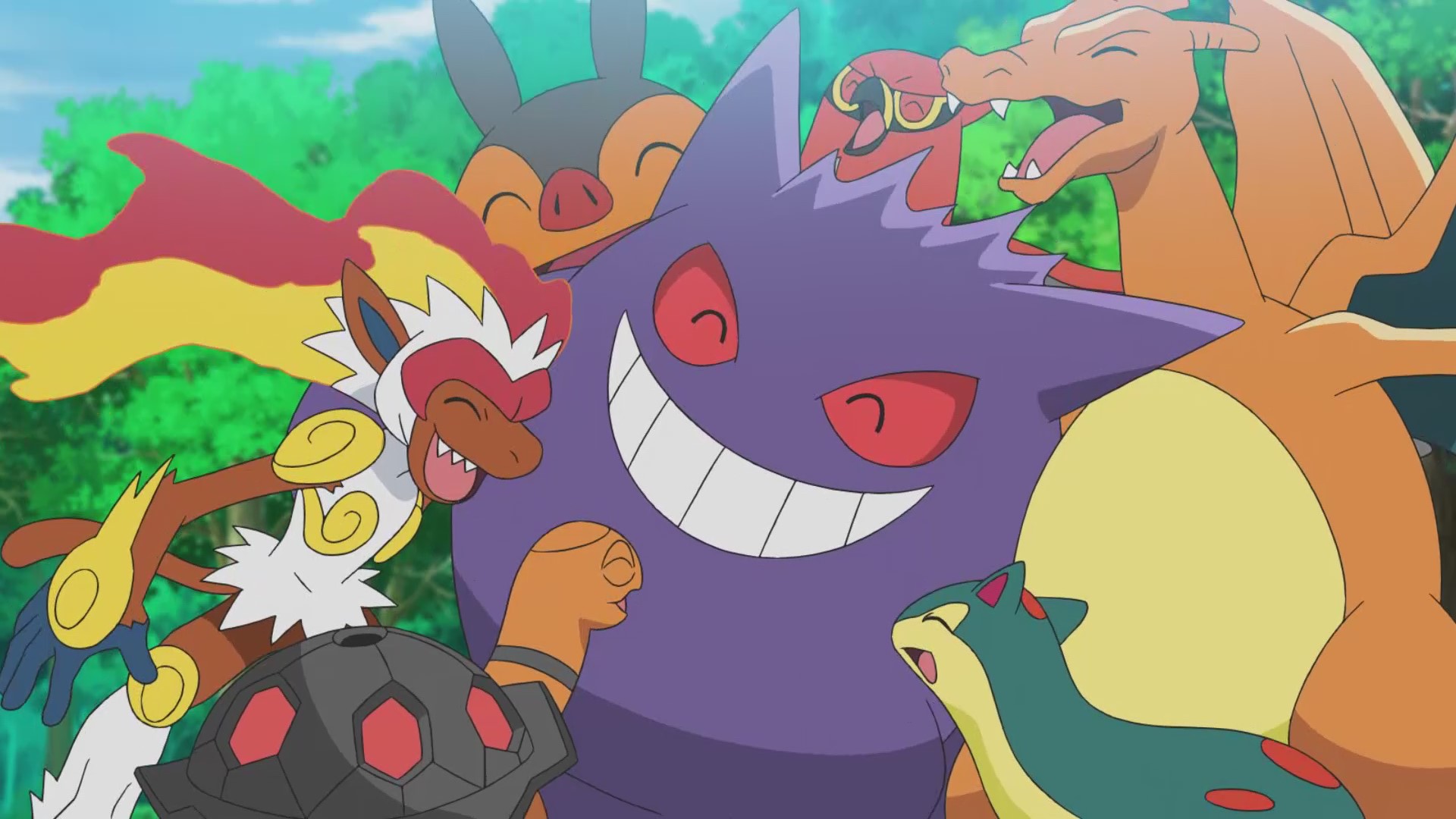 アニメ ポケットモンスター 公式 アニポケ 豆知識番外編 第114話でサトシの ゲンガー が習得したわざ おにび 怪しい炎を放って 相手をやけどの状態にします ほのおタイプのポケモンに特訓をつけてもらって わざを習得できたゲンガー