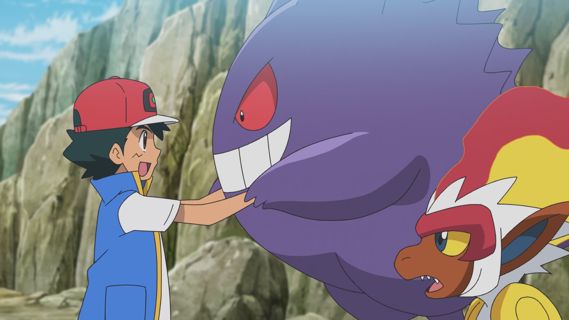 アニメ ポケットモンスター 公式 アニポケ 豆知識番外編 第114話でサトシの ゲンガー が習得したわざ おにび 怪しい炎を放って 相手をやけどの状態にします ほのおタイプのポケモンに特訓をつけてもらって わざを習得できたゲンガー