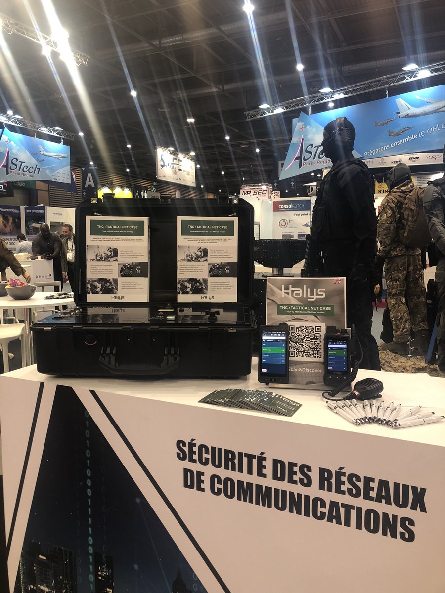 #Eurosatory2022
📍Venez nous rendre visite et découvrir nos nouveautés sur les stands Hall 5B, 243 et Hall 5A, k281 #halys #defense #Securite  

➡️Pour vous inscrire : lnkd.in/ggyUkm2t