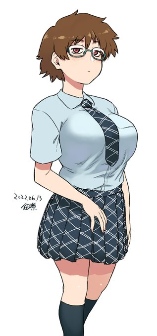 落書き #ショート巨乳教 